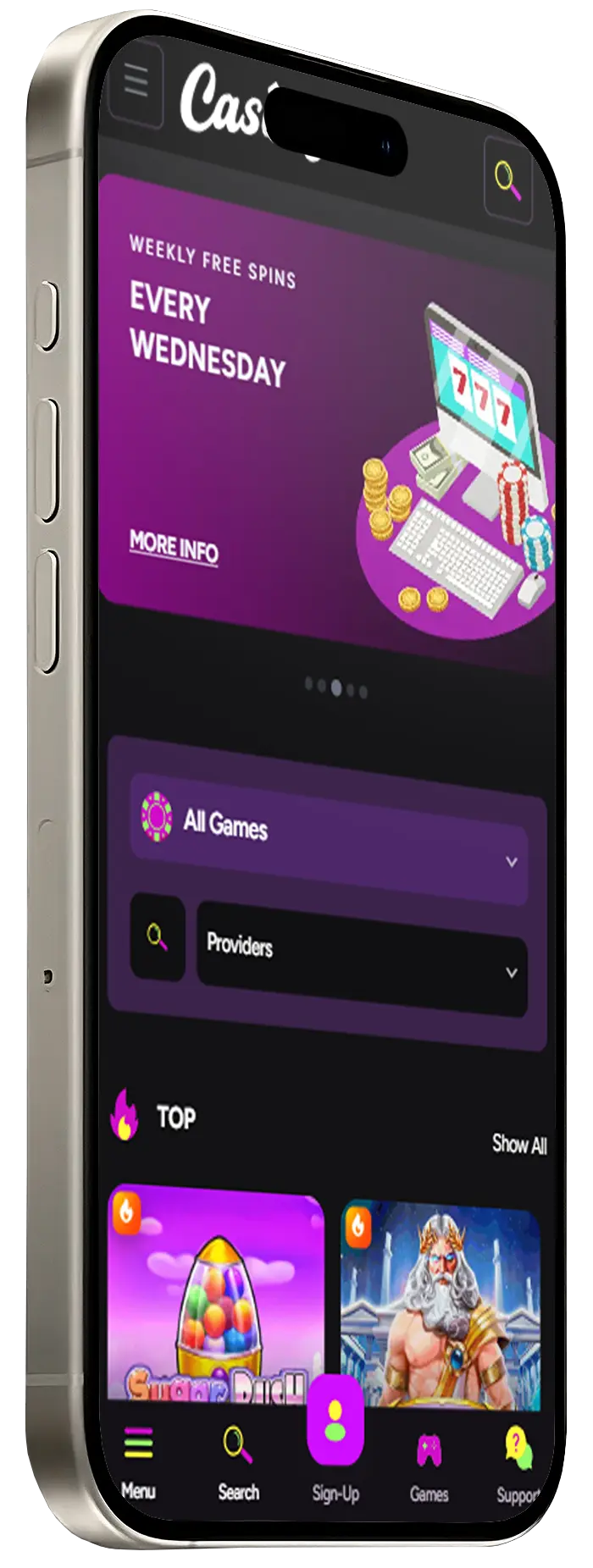 Casiny App to Play on Any Smart Device